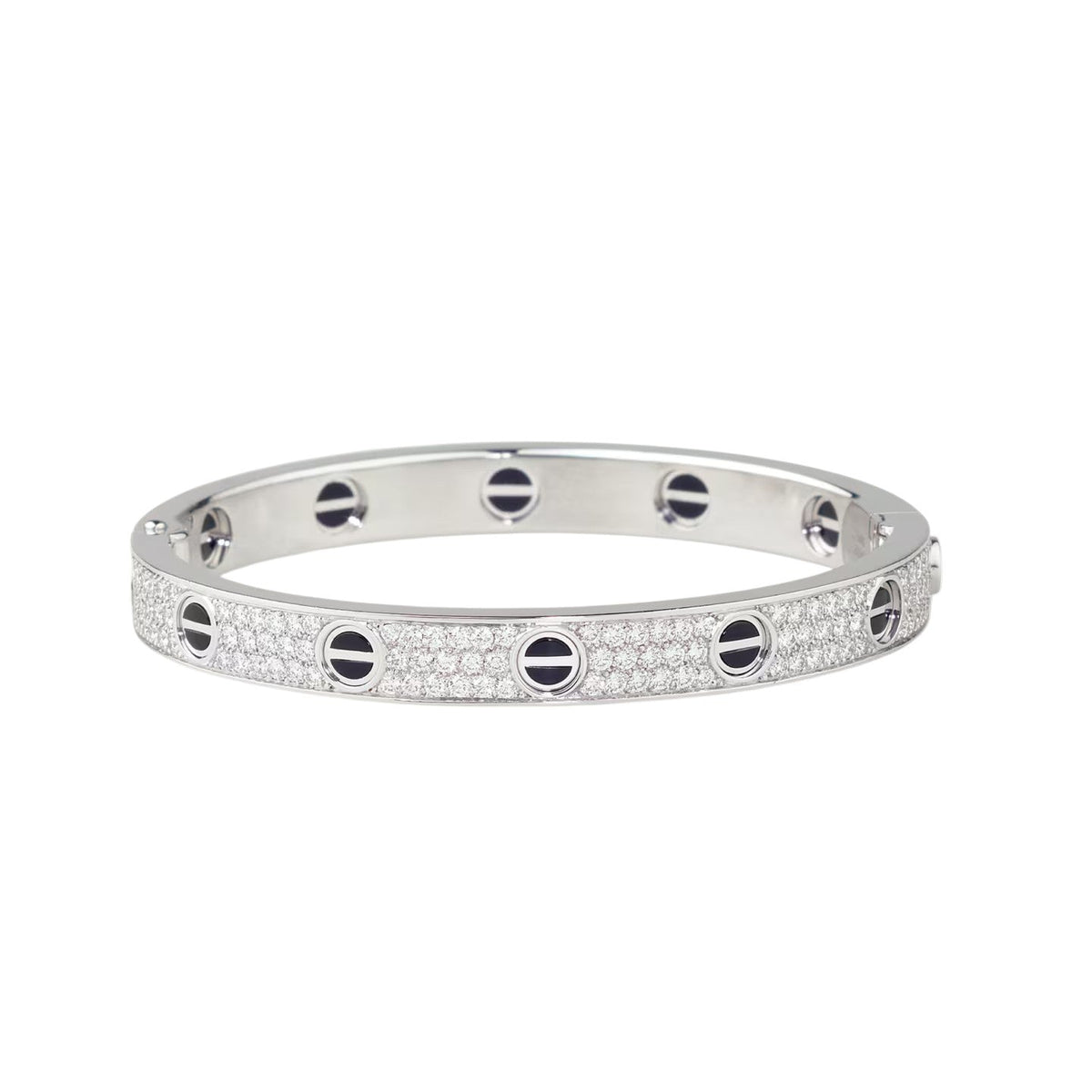 [⭐JeweliWhal]LOVE BRACELET 6.1MM DIAMOND-PAVED CERAMIC