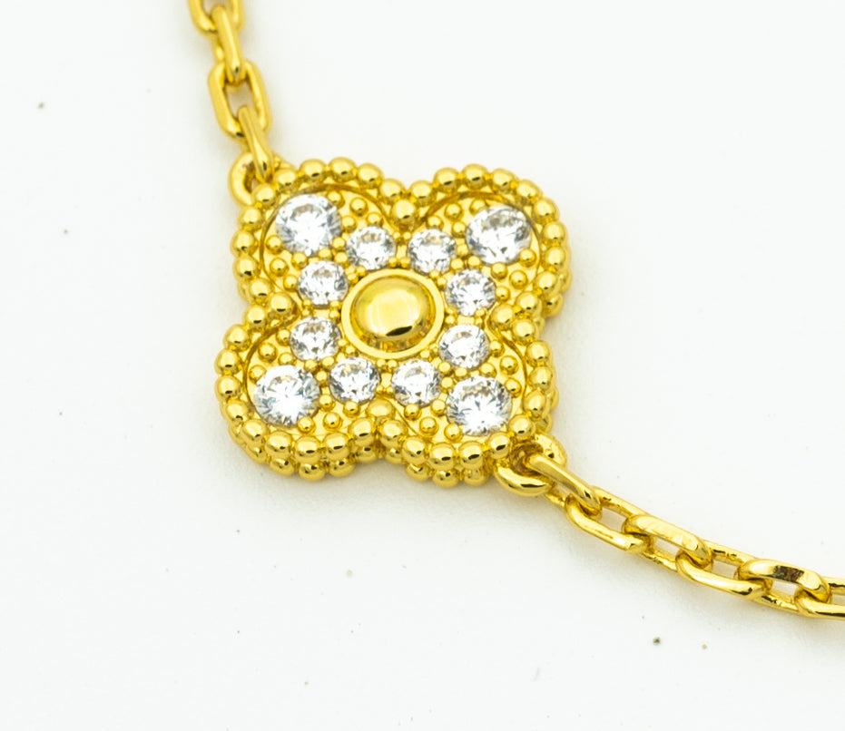 [⭐JeweliWhal] COLLECTION DE BRACELETS LASER TRÈFLE 5 MOTIFS
