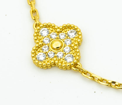 [⭐JeweliWhal] COLLECTION DE BRACELETS LASER TRÈFLE 5 MOTIFS
