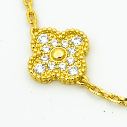 [⭐JeweliWhal] COLLECTION DE BRACELETS LASER TRÈFLE 5 MOTIFS