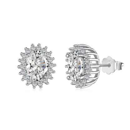 [Tonmkive Jewelry]Boucles d'oreilles ovales radiantes délicates pour tous les jours