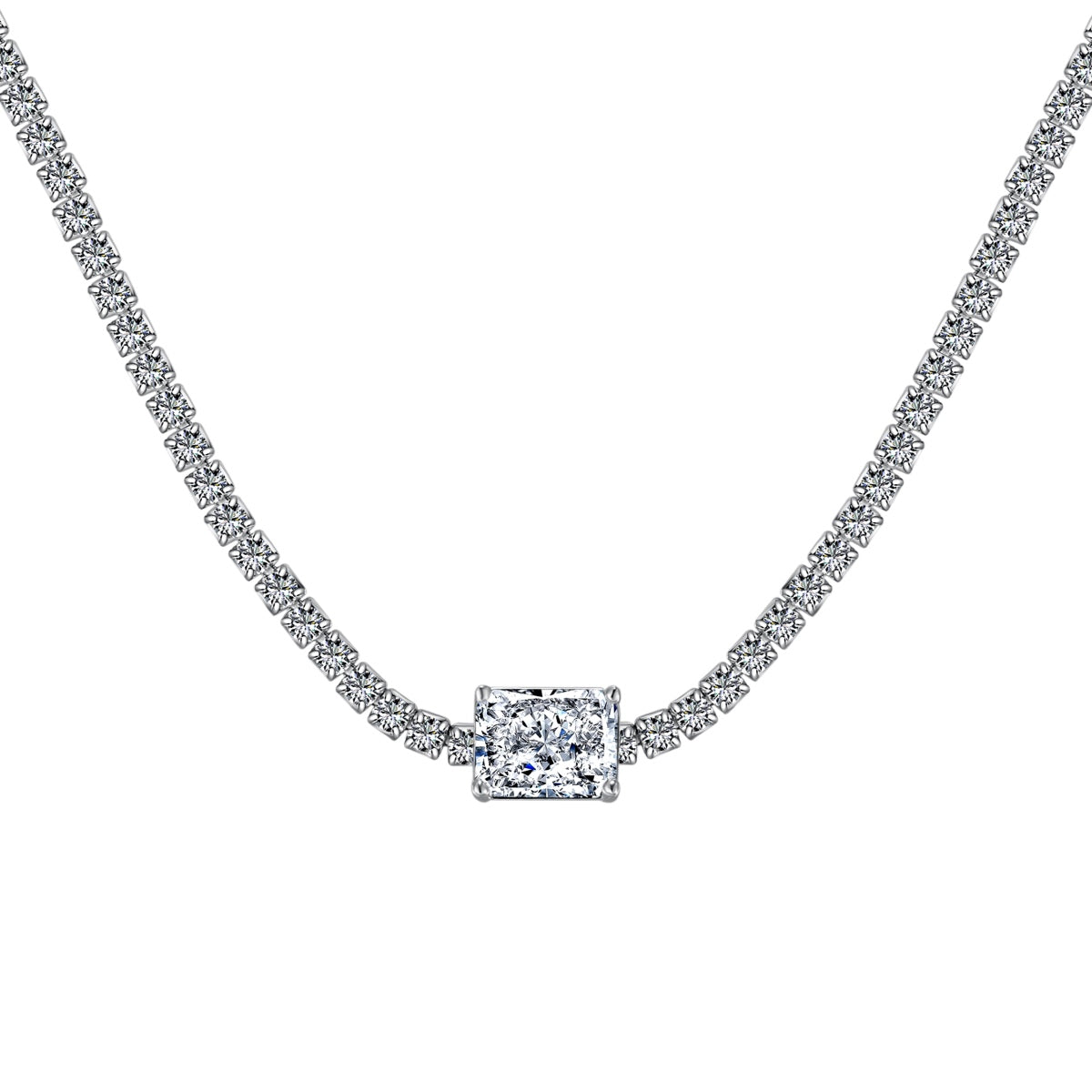 [Tonmkive Jewelry] Collier émeraude de 2,0 carats orné