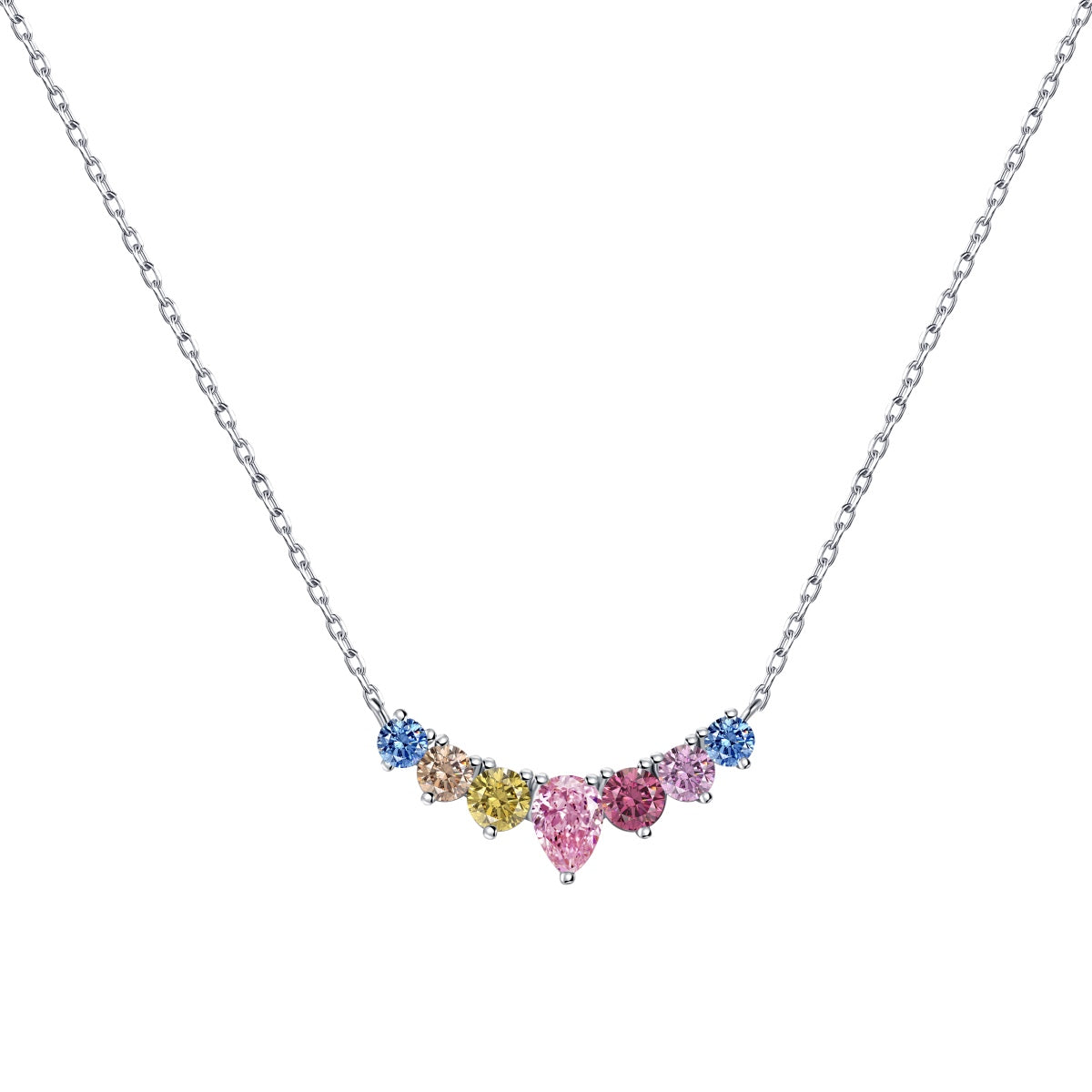 [Tonmkive Jewelry]Collier Cœur Fin et Coloré