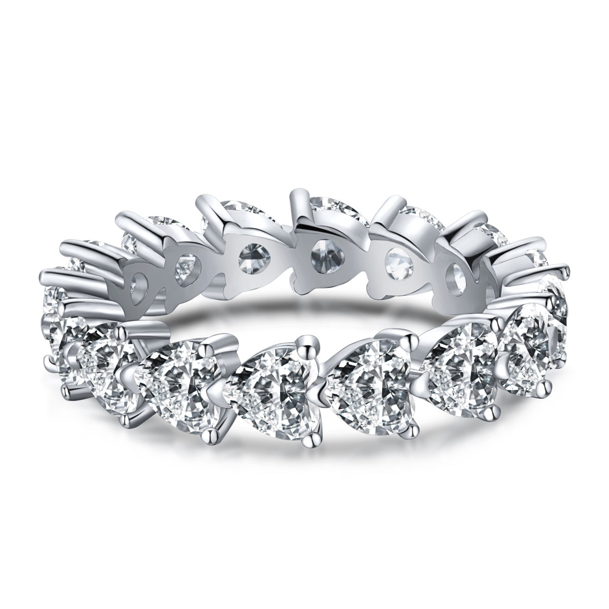 [Tonmkive Jewelry] Bague Amoureux Cœur Radiant Romance Taille 0,25 Carat