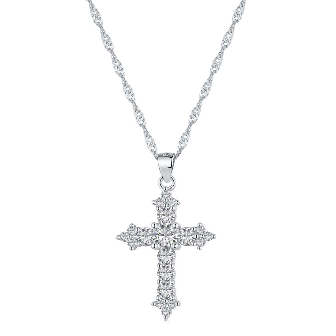 [Tonmkive Jewelry]Collier délicat en forme de croix