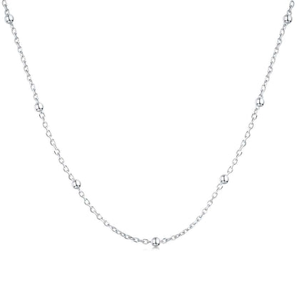 [Tonmkive Jewelry] Collier ras de cou simple à petites perles