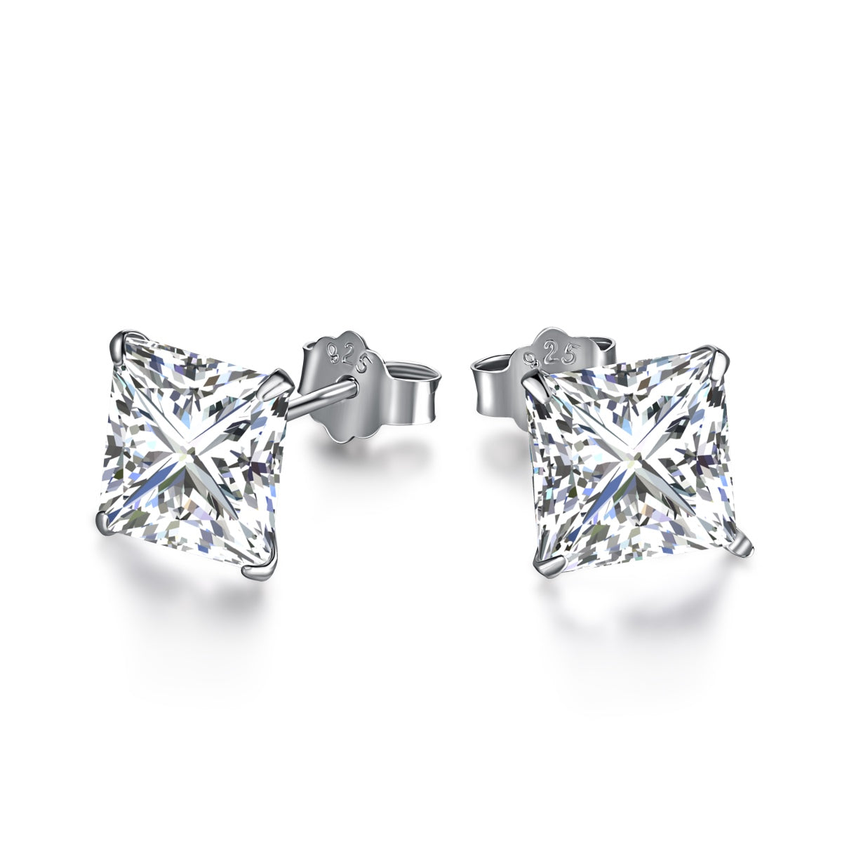 [Tonmkive Jewelry]Boucles d'oreilles carrées ornées