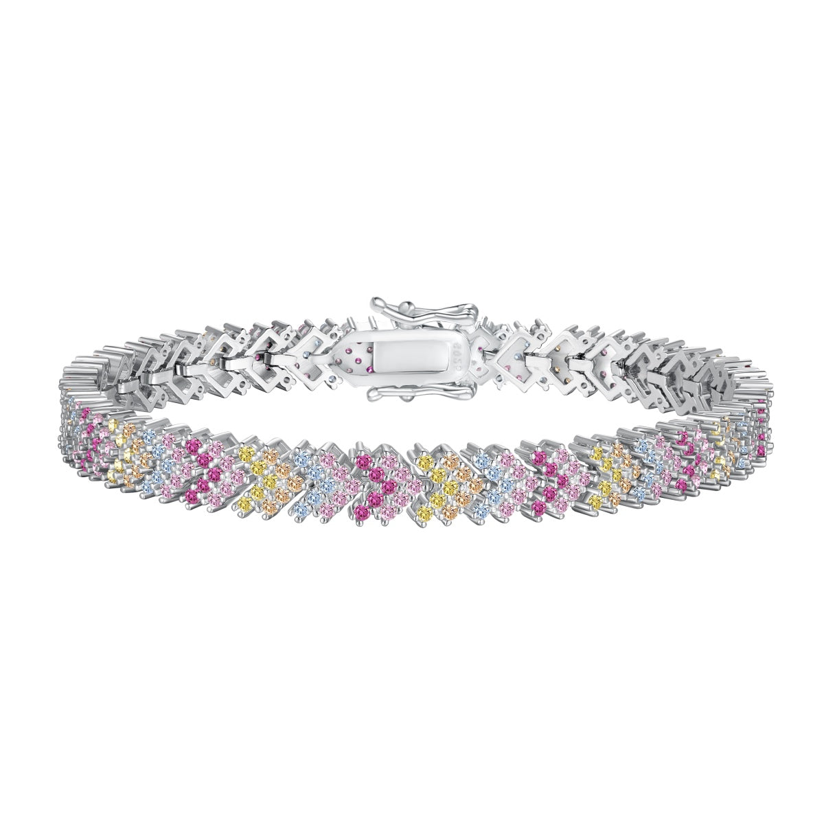 [Tonmkive Jewelry]Bracelet de soirée orné de pierres rondes et scintillantes