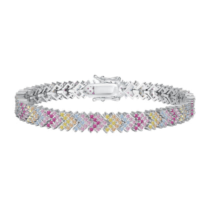 [Tonmkive Jewelry]Bracelet de soirée orné de pierres rondes et scintillantes