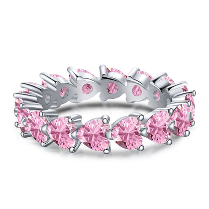 [Tonmkive Jewelry] Bague Amoureux Cœur Radiant Romance Taille 0,25 Carat