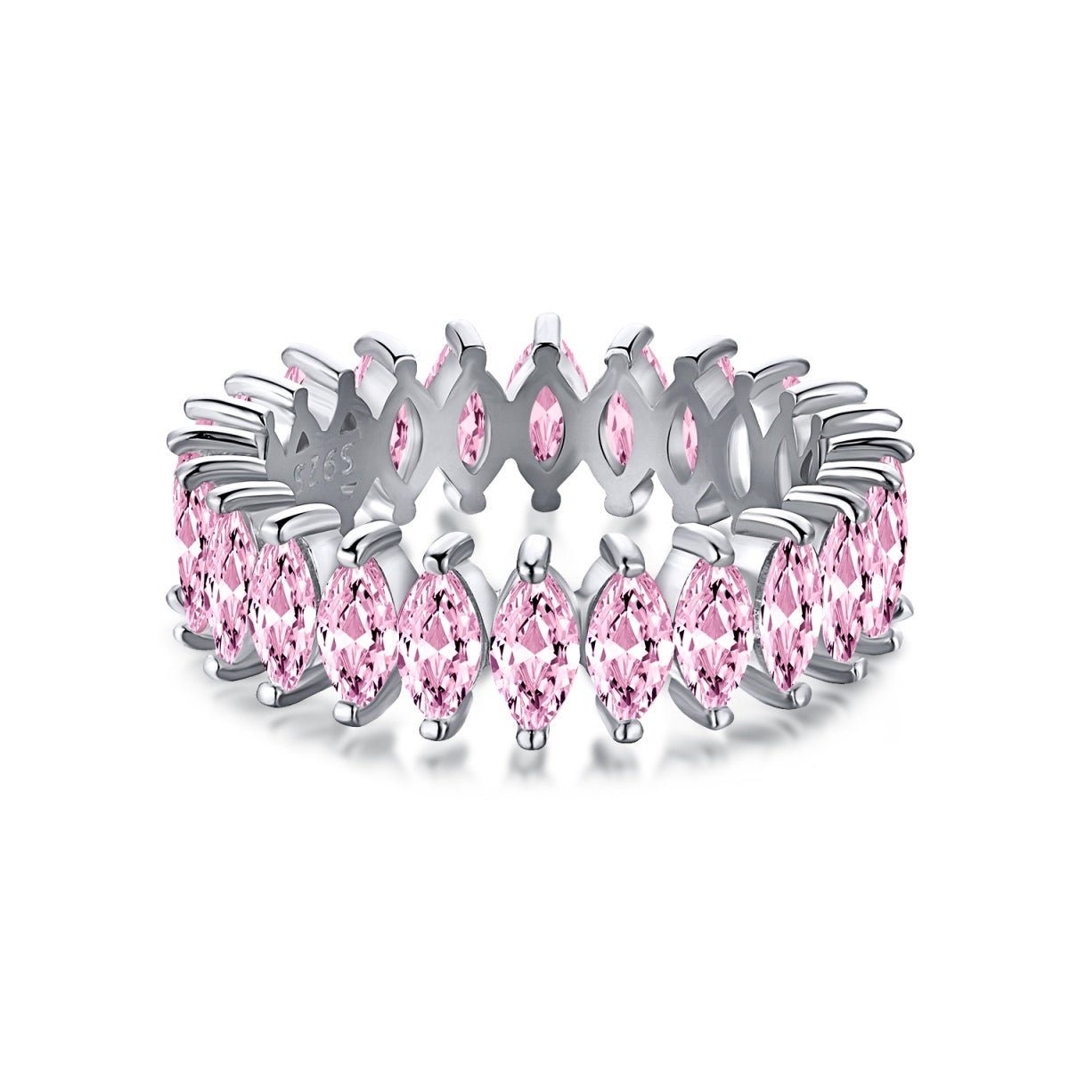 [Tonmkive Jewelry]Magnifique bague tennis taille marquise