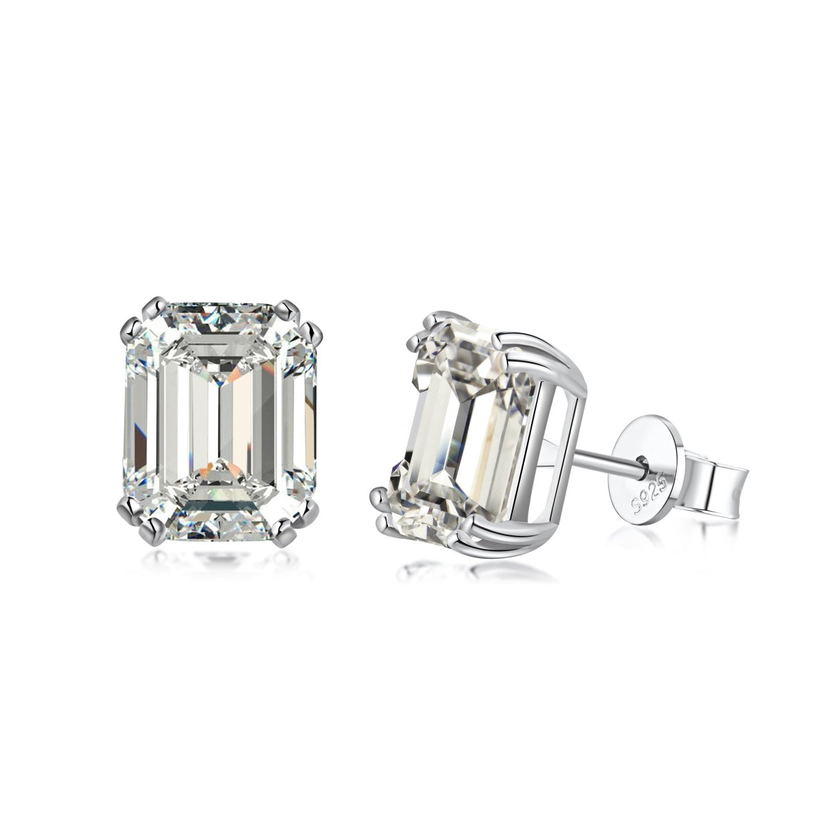 [Tonmkive Bijoux]Boucles d'oreilles carrées éblouissantes