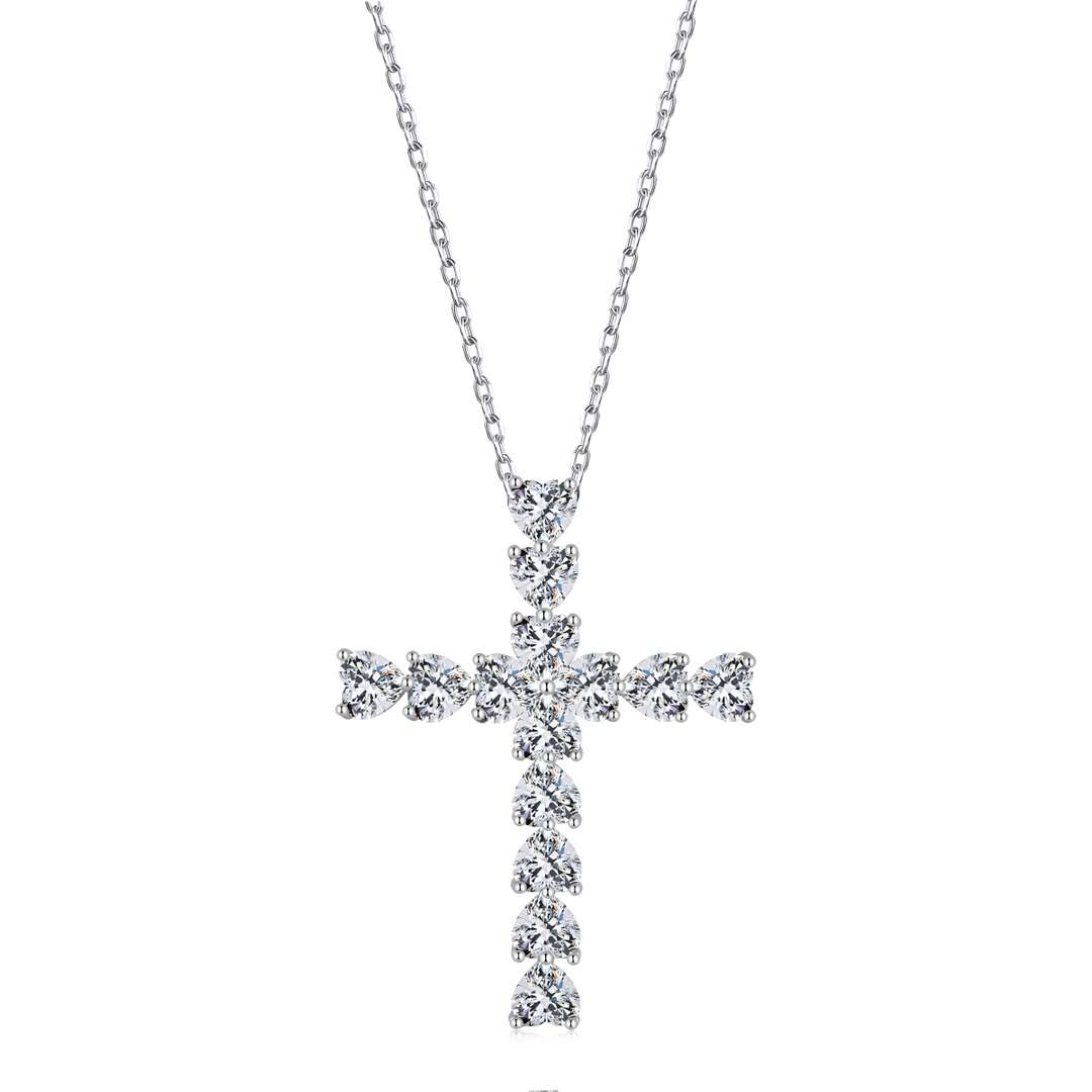 [Tonmkive Jewelry]Collier en forme de croix lumineuse
