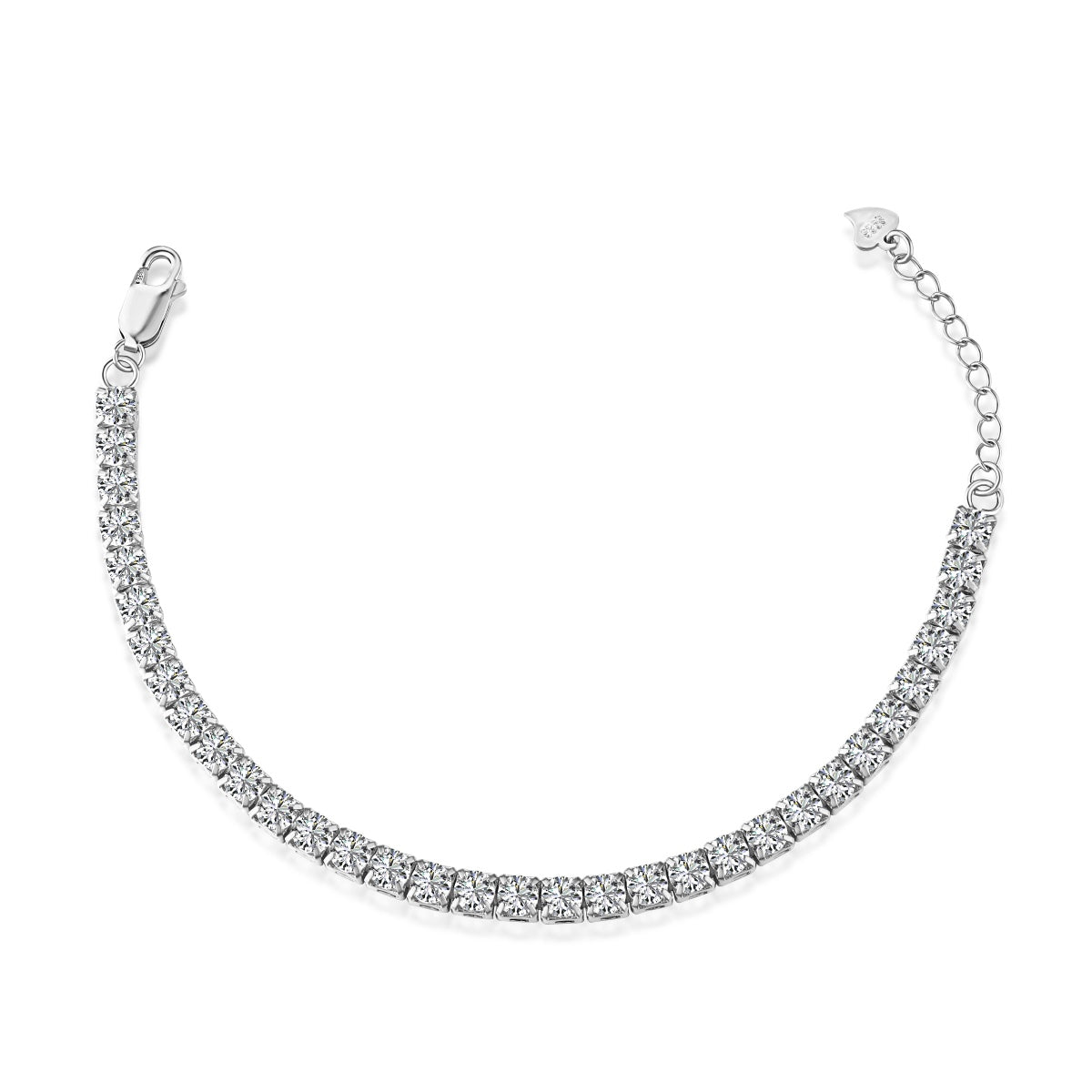 [Tonmkive Jewelry]Bracelet Tennis Scintillant Princesse Rayonnante
