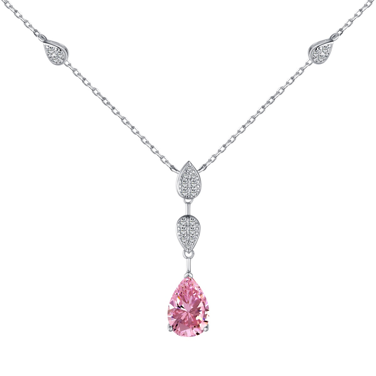 [Tonmkive Jewelry] Collier éblouissant taille poire