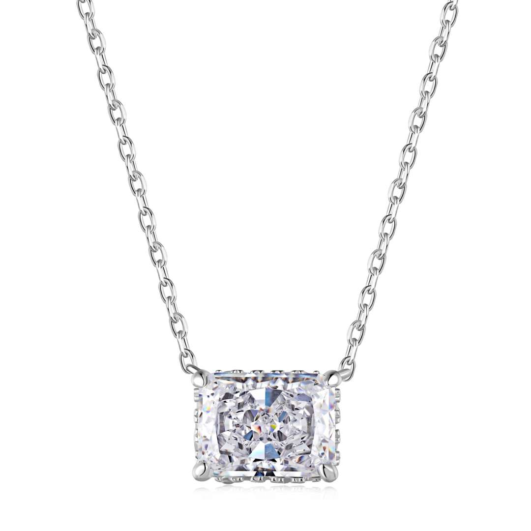 [Tonmkive Jewelry] Collier coloré de forme carrée de luxe