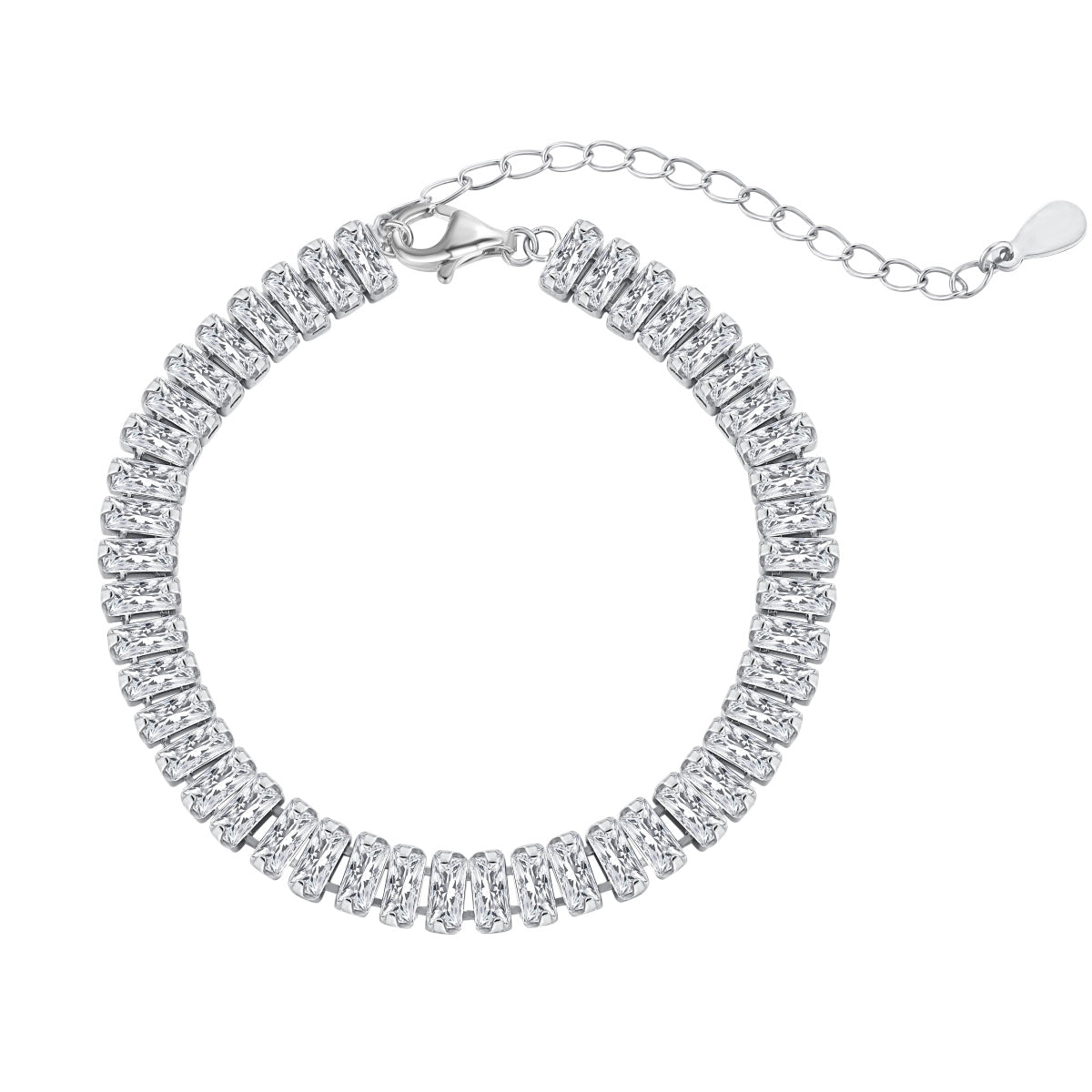 [Tonmkive Jewelry]Bracelet quotidien exquis taille émeraude