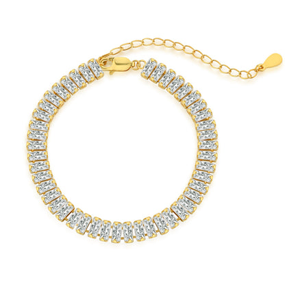 [Tonmkive Jewelry]Bracelet quotidien exquis taille émeraude