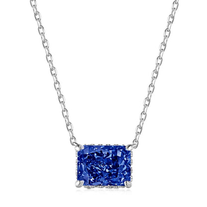 [Tonmkive Jewelry] Collier coloré de forme carrée de luxe