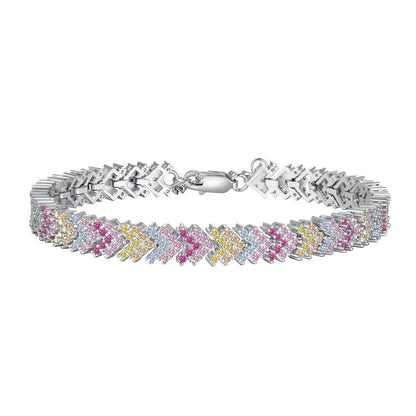 [Tonmkive Jewelry]Bracelet de soirée orné de pierres rondes et scintillantes