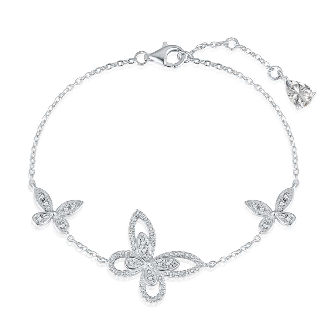 [Tonmkive Jewelry]Bracelet Pendentif Papillon Délicat