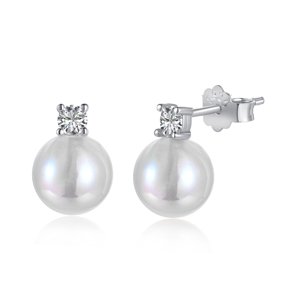 [Tonmkive Jewelry]Boucles d'oreilles perle sirène Symphonie