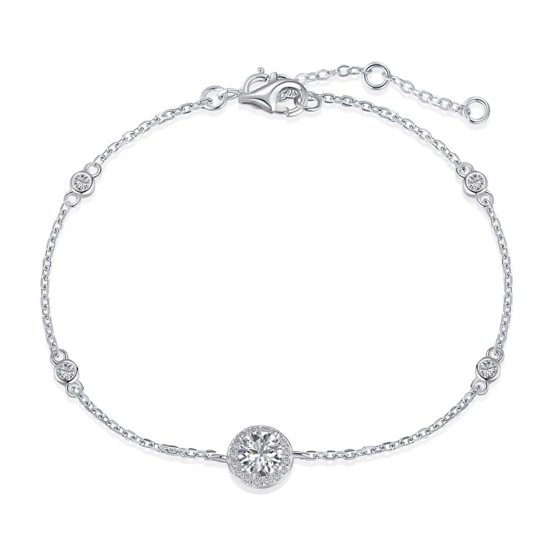 [Tonmkive Jewelry]Bracelet éblouissant de forme ronde