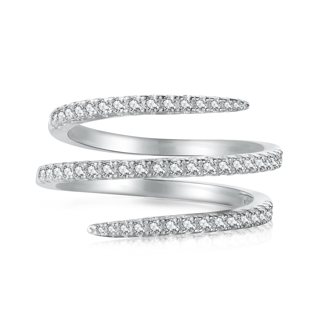 [Tonmkive Jewelry]Bague quotidienne entrelacée vibrante unique