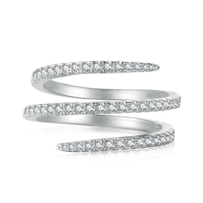 [Tonmkive Jewelry]Bague quotidienne entrelacée vibrante unique