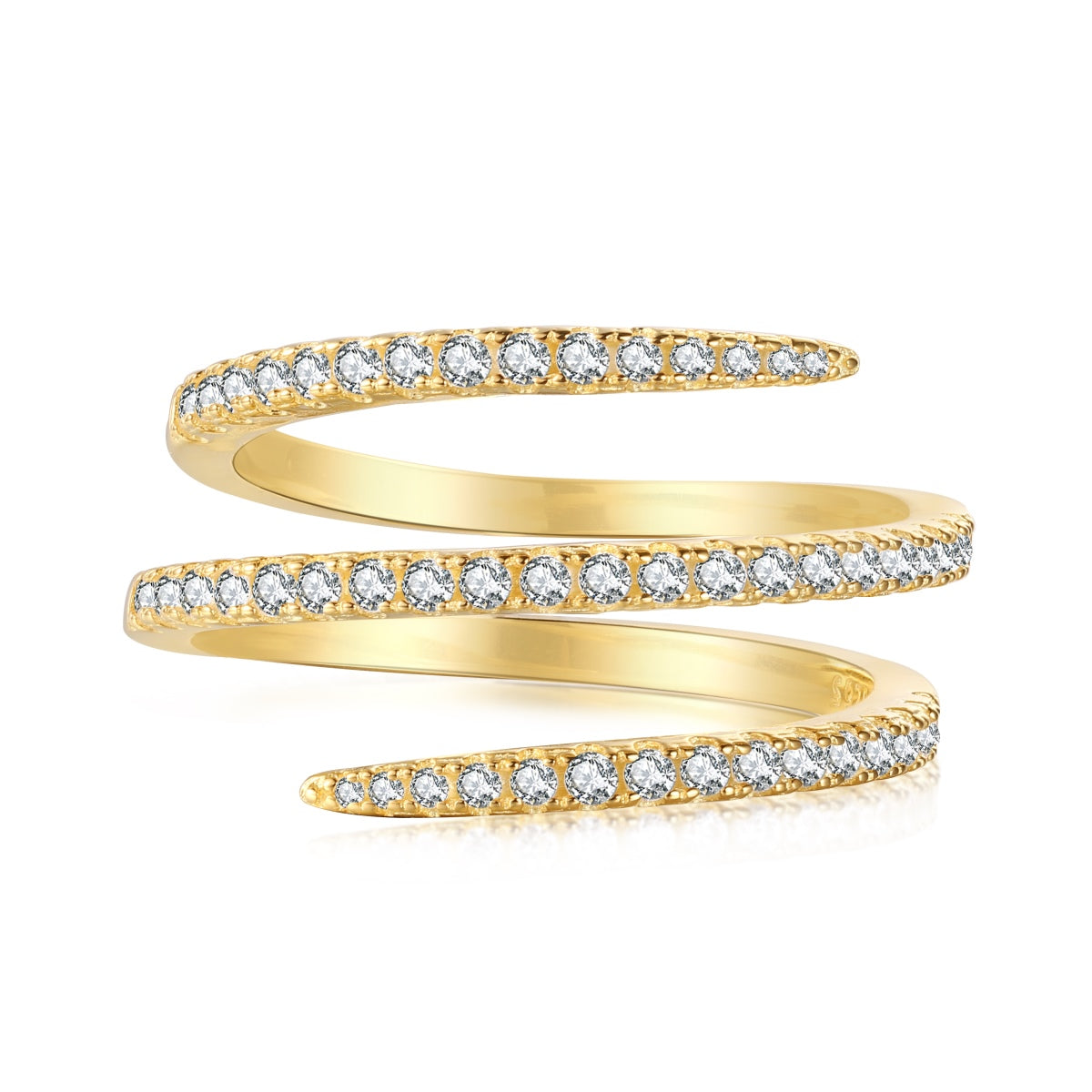 [Tonmkive Jewelry]Bague quotidienne entrelacée vibrante unique