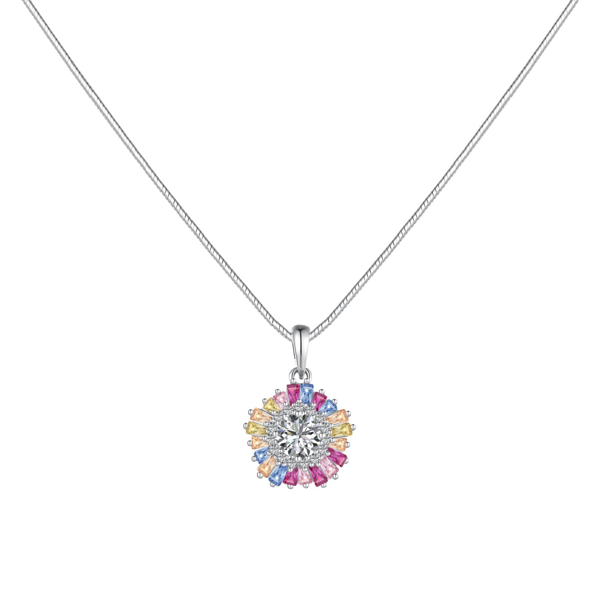 [Tonmkive Jewelry]Collier Fleur Charmante Colorée