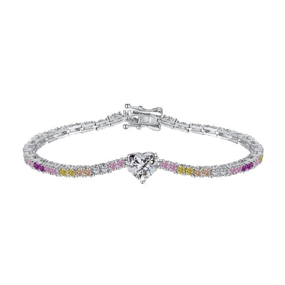 [Tonmkive Jewelry]Bracelet Romantique Coeur Délicat pour Amoureux