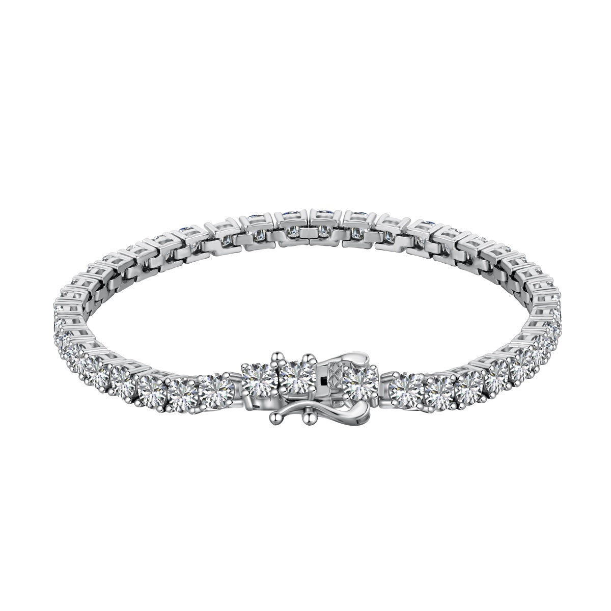 [Tonmkive Bijoux]Bracelet Tennis Luxueux Orné à Coupe Ronde