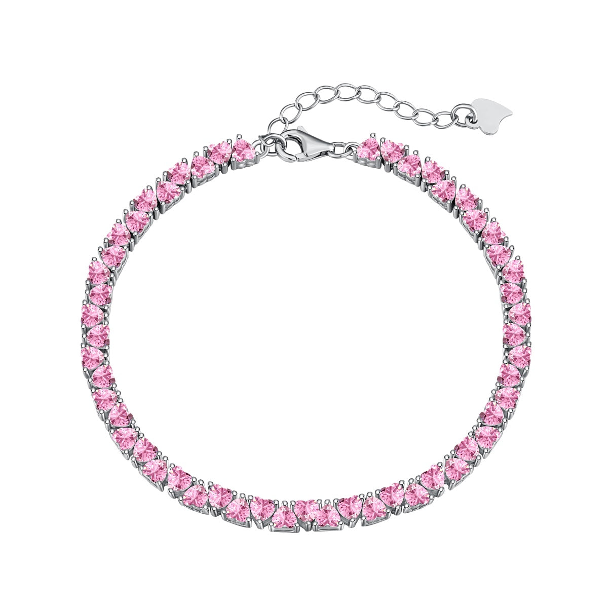 [Tonmkive Jewelry]Bracelet Romantique Coeur Scintillant pour Amoureux