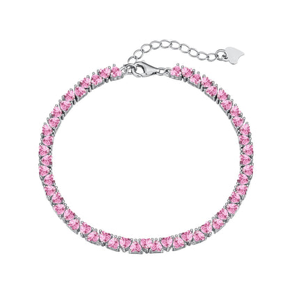 [Tonmkive Jewelry]Bracelet Romantique Coeur Scintillant pour Amoureux