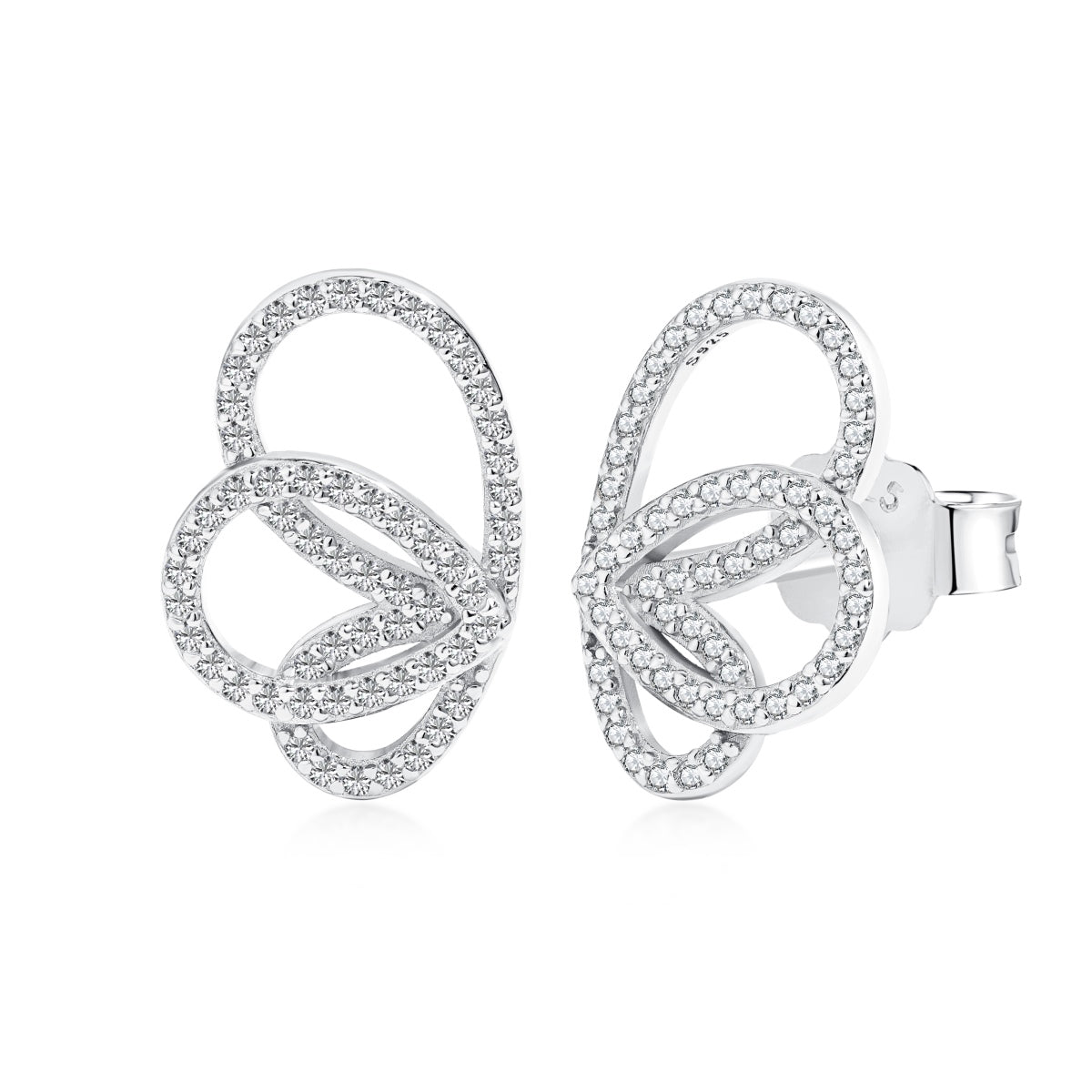 [Tonmkive Jewelry]Boucles d'oreilles exquises en forme de papillon
