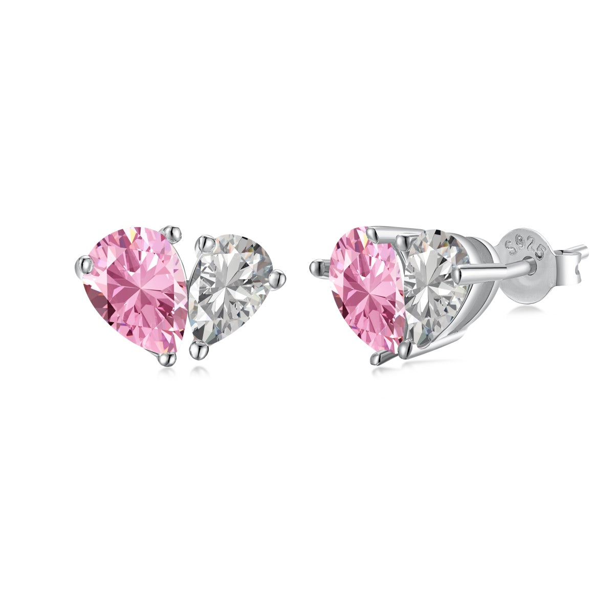 [Tonmkive Jewelry]Élégantes Boucles d'oreilles Cœur Éblouissantes pour Amoureux