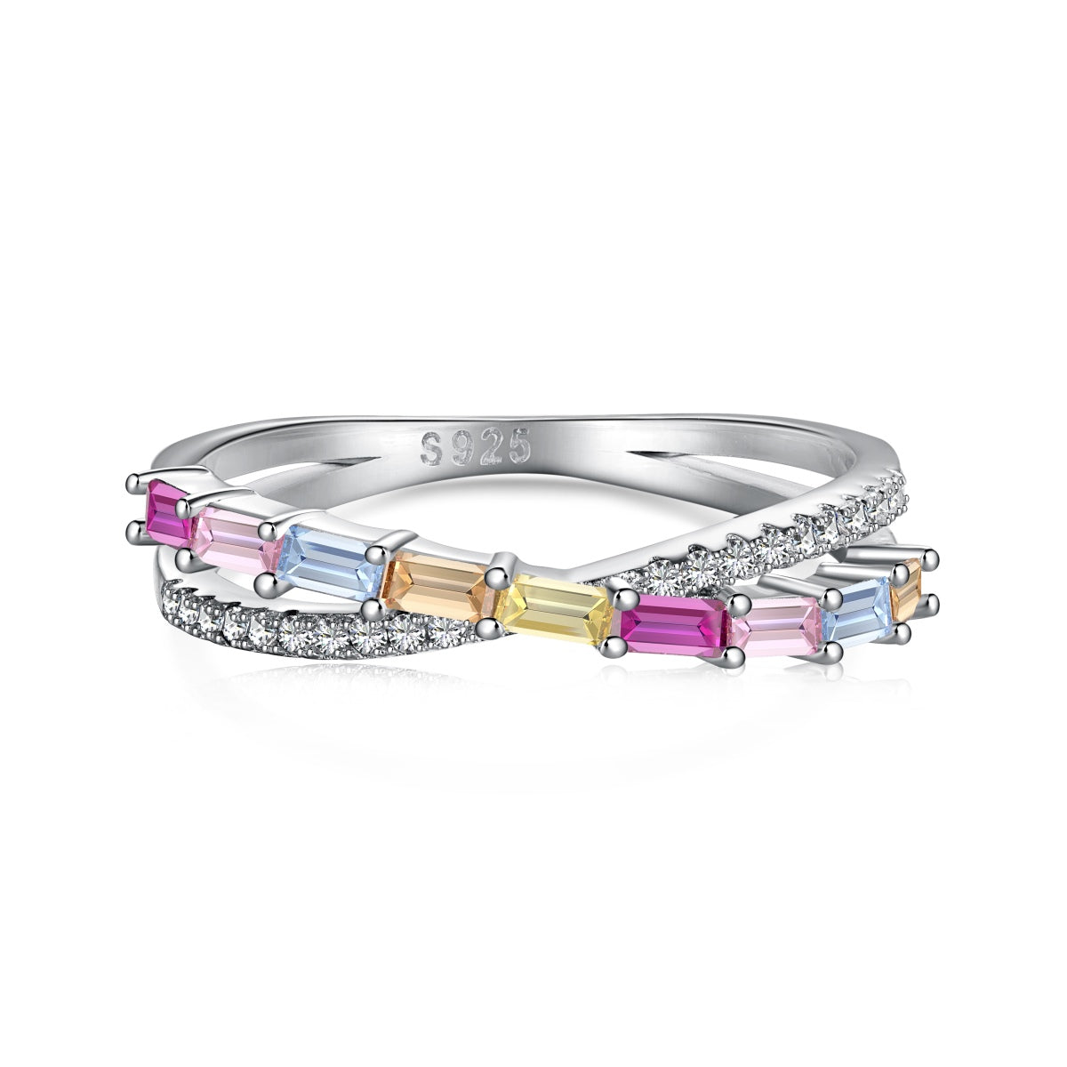[Tonmkive Jewelry] Bague de soirée taille radiant, élégante et énergique