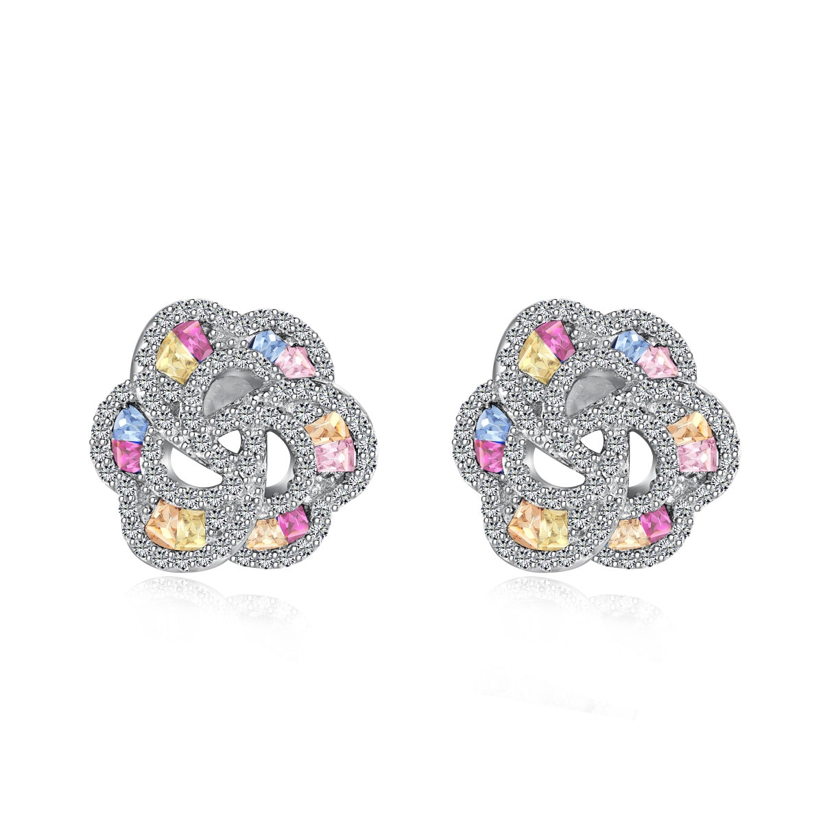 [Tonmkive Jewelry]Boucles d'oreilles quotidiennes exquises en forme de fleur