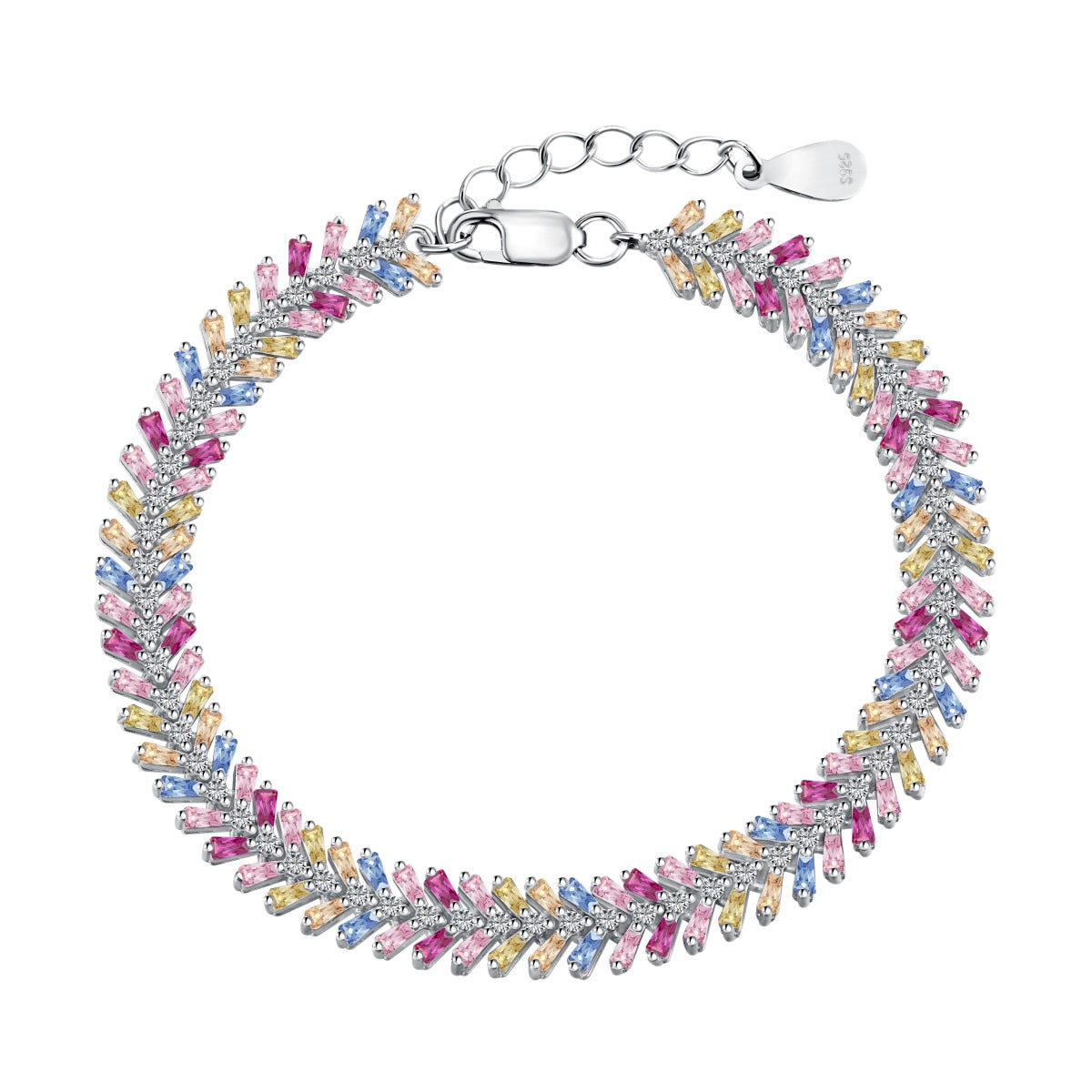 [Tonmkive Jewelry]Bracelet quotidien délicat et rayonnant en taille émeraude