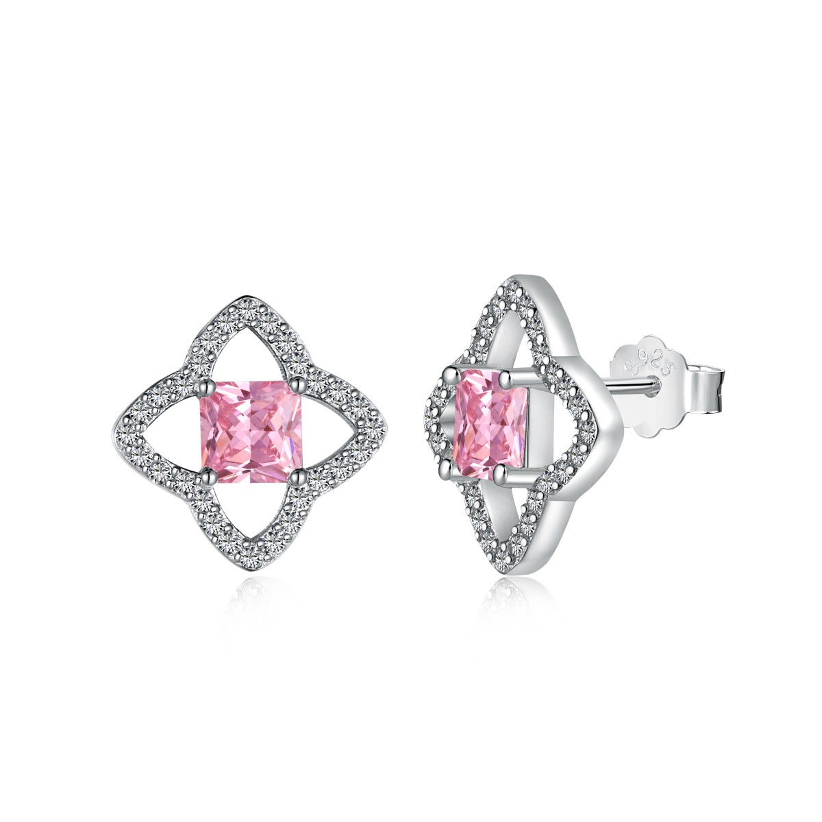 [Tonmkive Jewelry]Élégantes Boucles d'Oreilles Quotidiennes avec Coupe Princesse en Forme d'Étoile