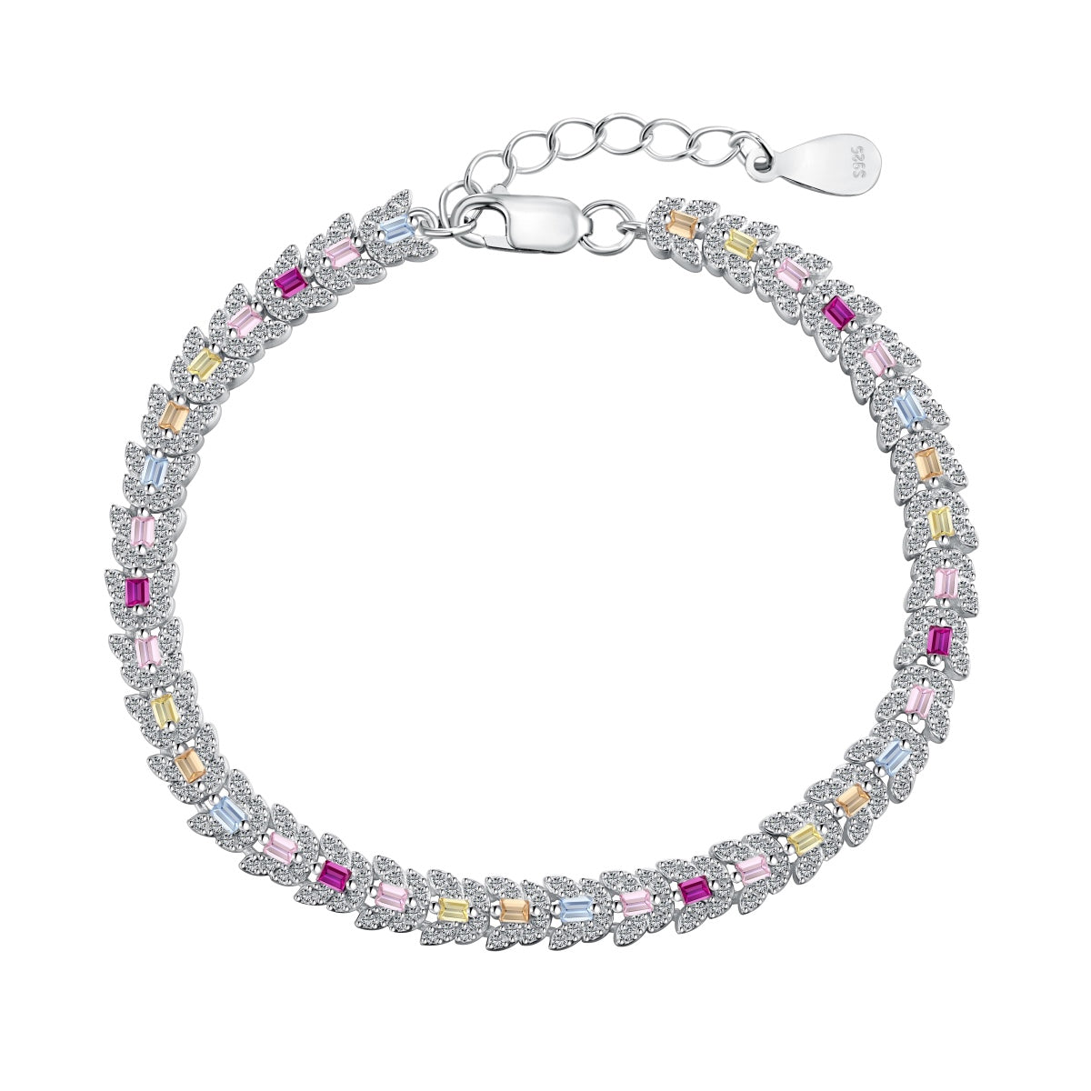[Tonmkive Jewelry]Bracelet quotidien délicat et coloré à multiples facettes