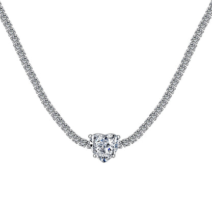 [Tonmkive Jewelry]2.0 Carat Collier Cœur Tennis Scintillant