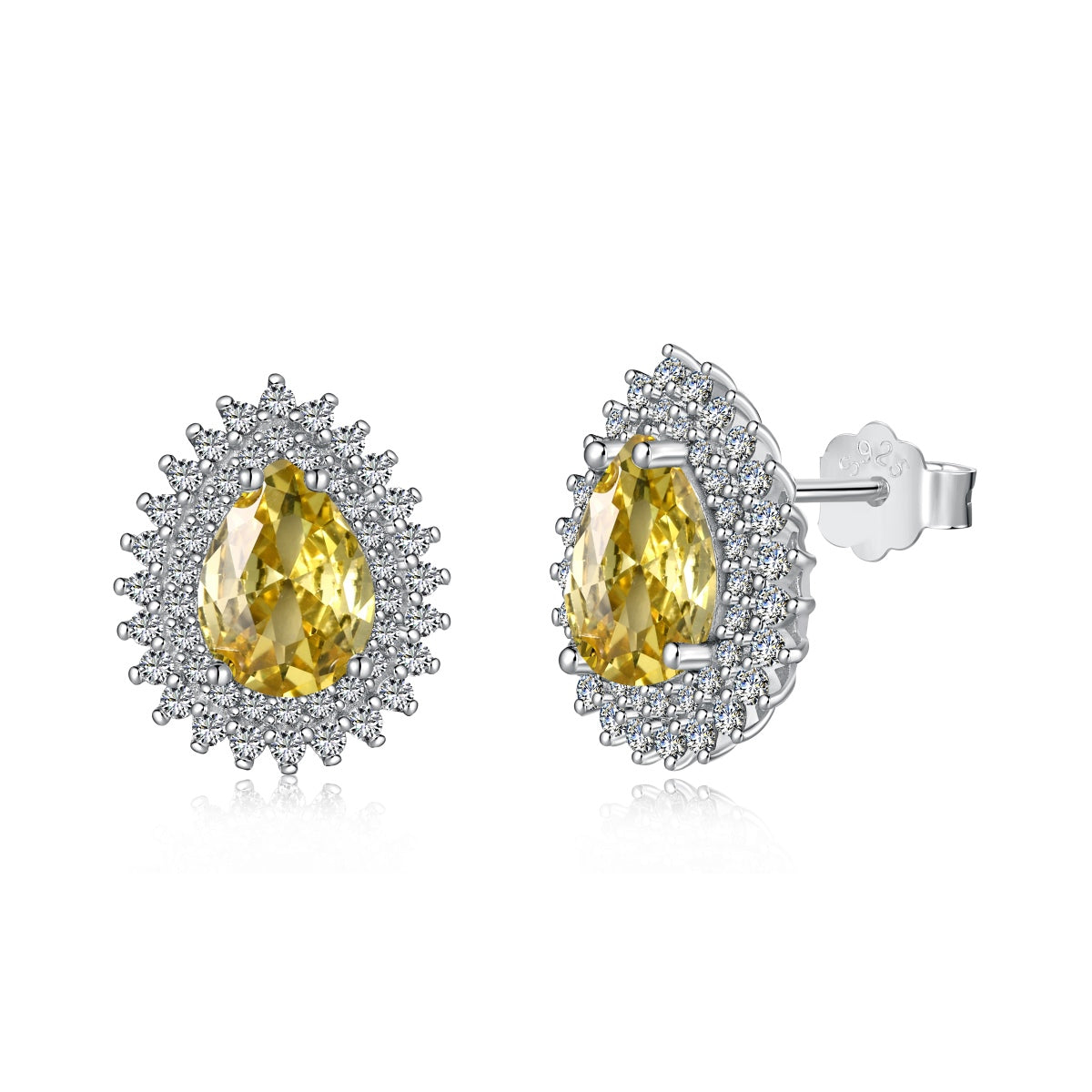 [Tonmkive Jewelry]Boucles d'oreilles quotidiennes délicates et magnifiques en forme de poire