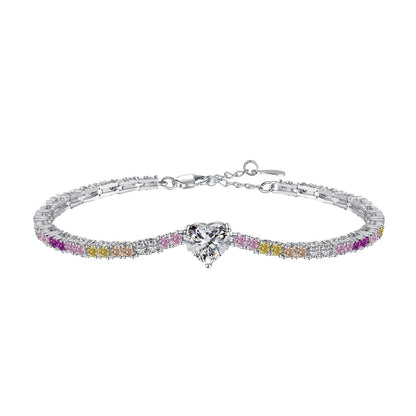 [Tonmkive Jewelry]Bracelet Romantique Coeur Délicat pour Amoureux