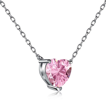[Tonmkive Jewelry] Collier ras du cou avec pendentif en forme de cœur