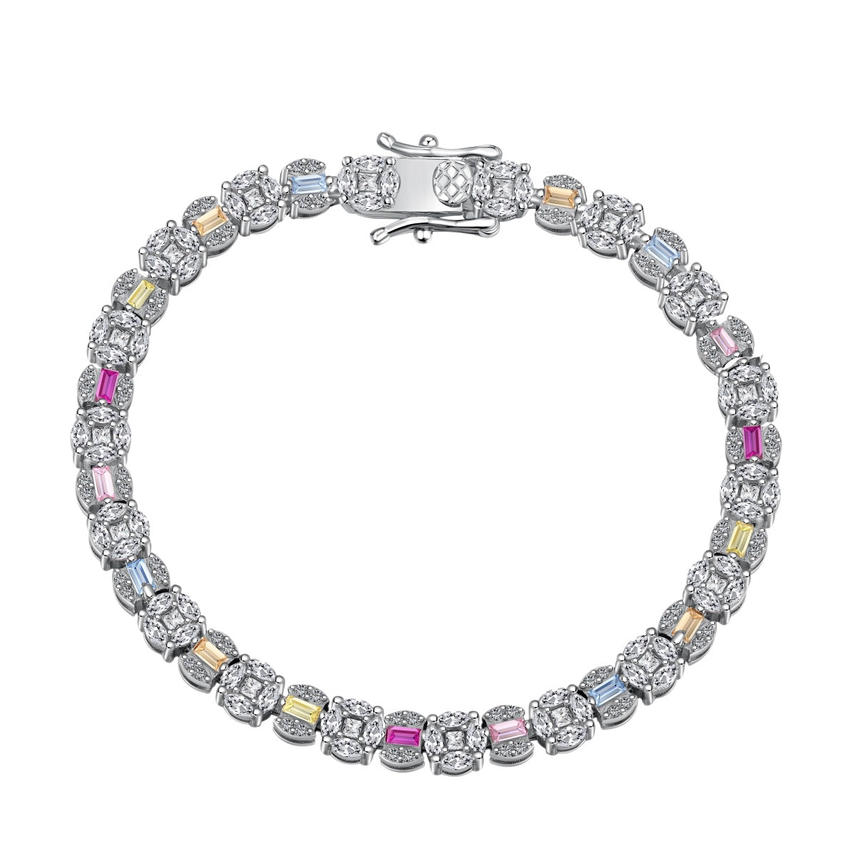 [Tonmkive Jewelry]Bracelet quotidien multi-coupes éclatant et radieux