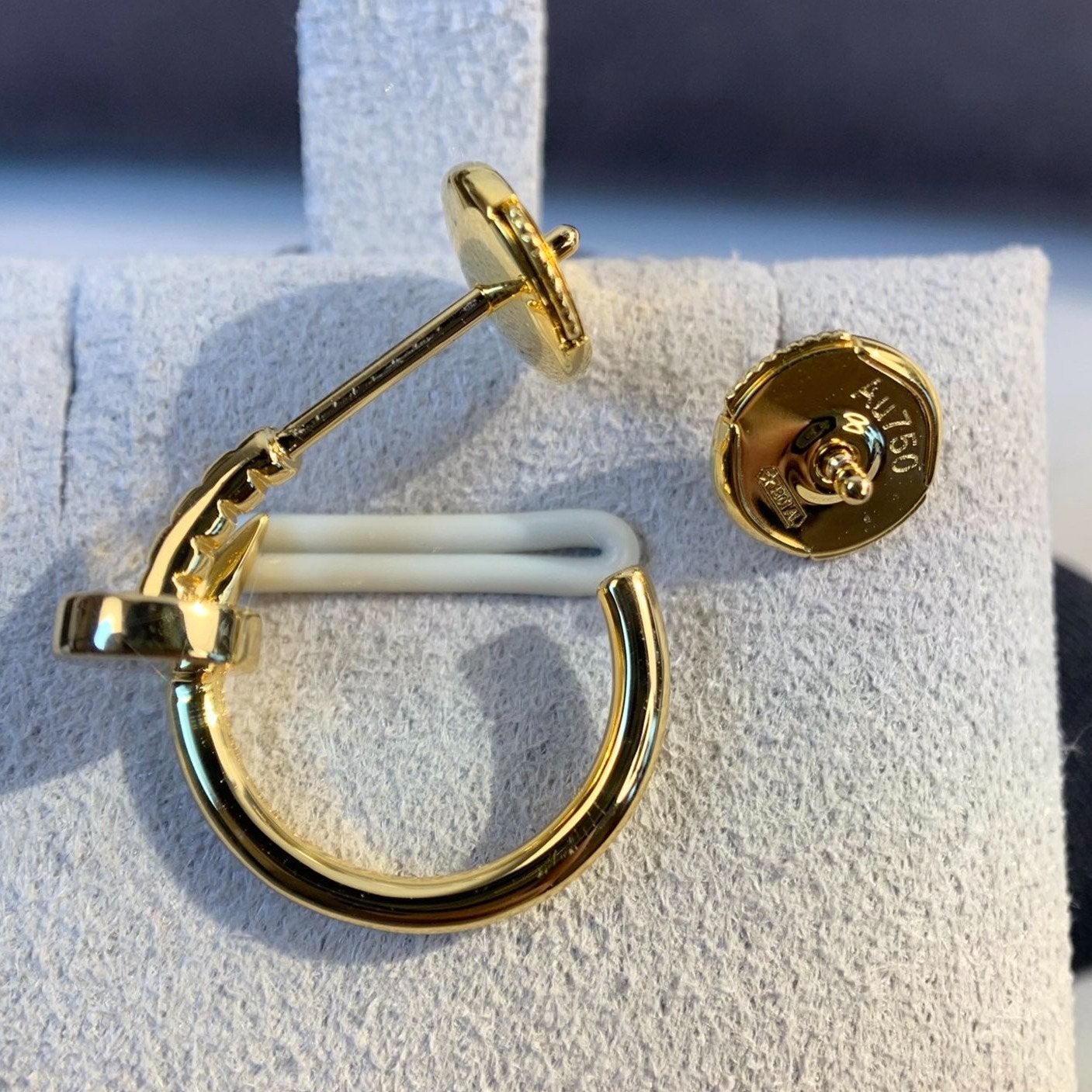 [⭐JeweliWhal]BOUCLES D'OREILLES JUSTE OR