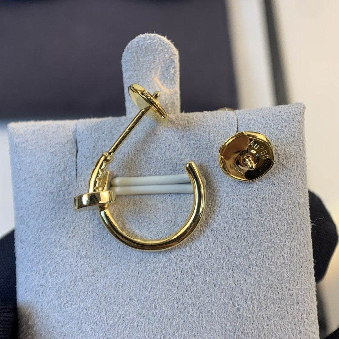 [⭐JeweliWhal]BOUCLES D'OREILLES JUSTE OR