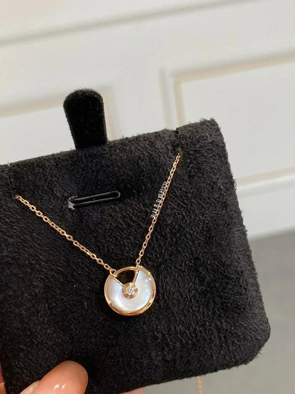 [⭐JeweliWhal]COLLIER AMULETTE NARCISSE OR ROSE